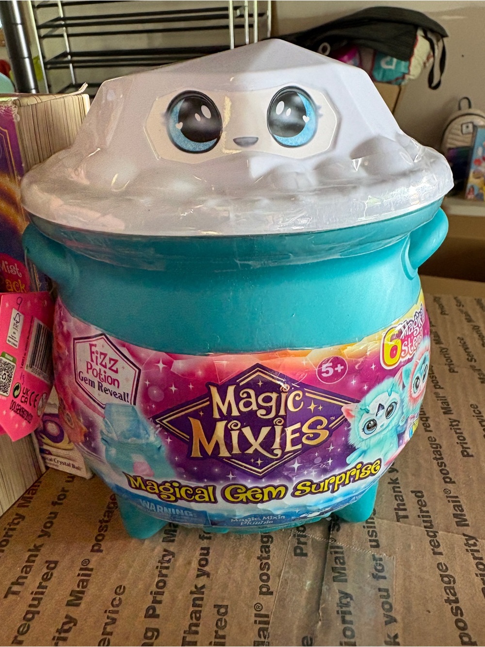 Nwt Magical Gem Surprise Toy - Teal and White